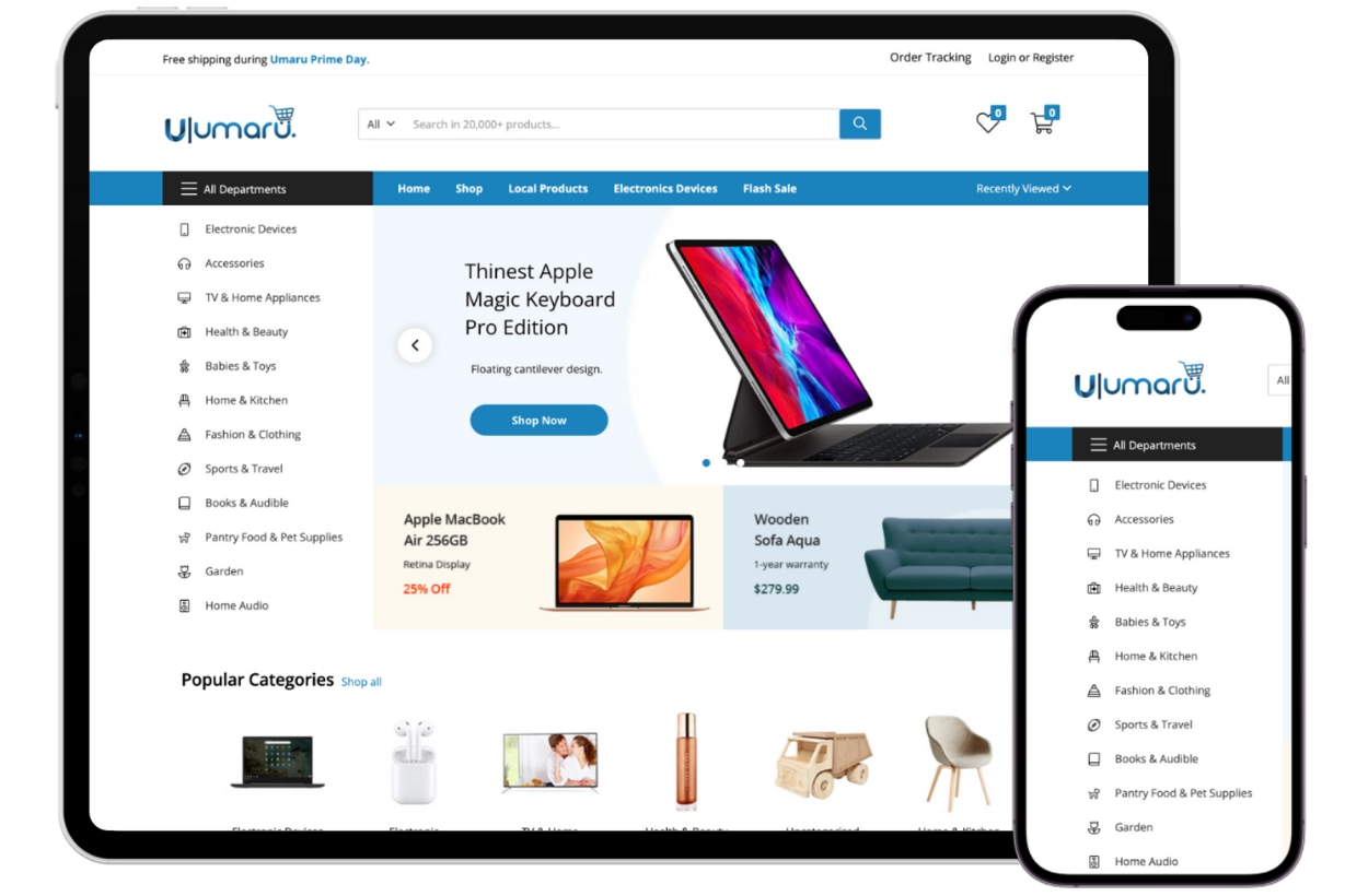 Umaru Group Dropshipping Website