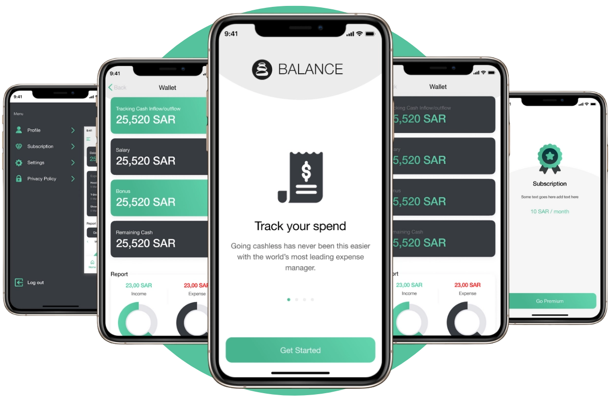Balance App UI UX Design
